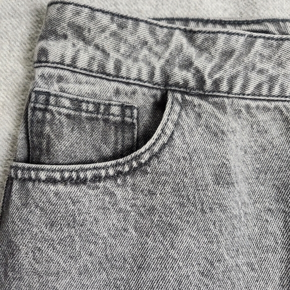 Denim Midi skirt Acid wash grey color Cotton blend Pockets VELVET HEART DENIM - Picture 7 of 11